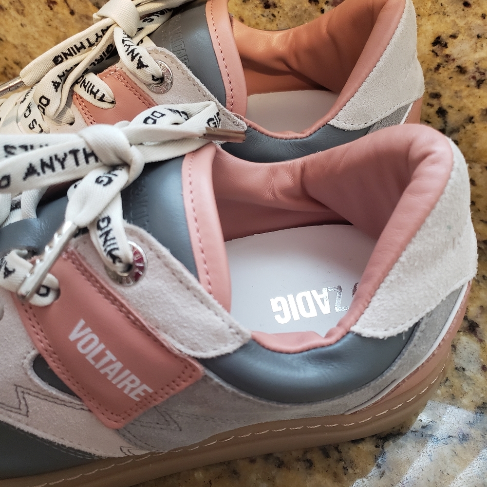 Zadig & Voltaire Sneakers Leather & Suede Multico… - image 8